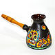 Турка для кофе "Кошки". Турки. Ceramica-tut. Ярмарка Мастеров.  Фото №4