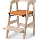 Мягкая подушка для растущего стула ALPIKA-BRAND Egoza, коричневая. Мебель для детской. Alpika-brand. Интернет-магазин Ярмарка Мастеров.  Фото №2
