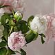 Букет с белыми и розовыми пионами. Композиции. Елена Щеглова (art-flowers). Ярмарка Мастеров.  Фото №5