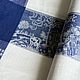 Винтаж: 2 льняные скатерти компаньоны. Delft Blau. Текстиль винтажный. Винтажная посуда из Германии. Интернет-магазин Ярмарка Мастеров.  Фото №2