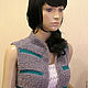 Вязаный жилет "Fur WOOL". Жилеты. FAVORITE KNITWEAR (Наталья). Ярмарка Мастеров.  Фото №4