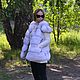 Заказать Жилет из меха вуалевого песца. Поперечный. Zimma. Ярмарка Мастеров. . Жилеты Фото №3