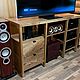 Консоль для домашнего кинотеатра. Консоли. Андрей, SteelWoodStudio. Ярмарка Мастеров.  Фото №5
