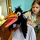 Puppet theatre: Crow puppets more the size of 55 cm. Puppets. Puppet show. teatr.tati. Online shopping on My Livemaster.  Фото №2