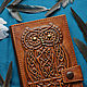 Leather wallet "MAGIC OWL". Wallets. Furmani. Online shopping on My Livemaster.  Фото №2