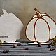 Заготовка  из фанеры тыква (тыквы, тыковки). Основа для флористики. Artremeslo-decor. Ярмарка Мастеров.  Фото №5