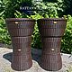Наборы кашпо из ротанга. Вазоны садовые. Rattancachepot. Ярмарка Мастеров.  Фото №4
