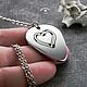 Order Pick with heart engraving (stainless steel). Borowski store. Livemaster. . Pendants Фото №3