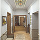 Дизайн четырехкомнатной квартиры в классическом стиле, Создание дизайна, Москва,  Фото №1