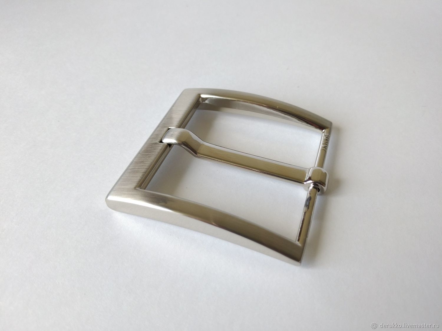 Пряжки для ремня 45 мм никель сатинированный ПНС45-1 в интернет ...