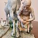Винтаж: Статуэтки: КАПОДИМОНТЕ G.Cappe Дедуля 1961 год CAPODIMONTE Ка, Статуэтки винтажные, Москва,  Фото №1