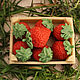 Order Souvenir handmade 'strawberry Box' soap set berry. Edenicsoap - soap candles sachets. Livemaster. . Soap Фото №3