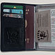 Обложка для автодокументов и паспорта с кармашками для карточек. Кошельки. Leven Leather. Ярмарка Мастеров.  Фото №5