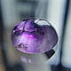 7.98 Ct., Фантомный Аметист из Камбоджи моя ручная огранка. Кабошоны. Дмитрий Данилов КАБОШОНЫ  Freakenfru. Интернет-магазин Ярмарка Мастеров.  Фото №2