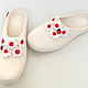  ' Snow-white Glade'. Slippers. Cozy Felt. Online shopping on My Livemaster.  Фото №2