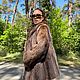 Шуба из меха енота с роскошным дизайном. Шубы. Stylish mink. Ярмарка Мастеров.  Фото №8