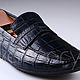 Мокасины из кожи крокодила IMA5013VC. Мокасины. CrocShop товары из экзотической кожи. Ярмарка Мастеров.  Фото №5