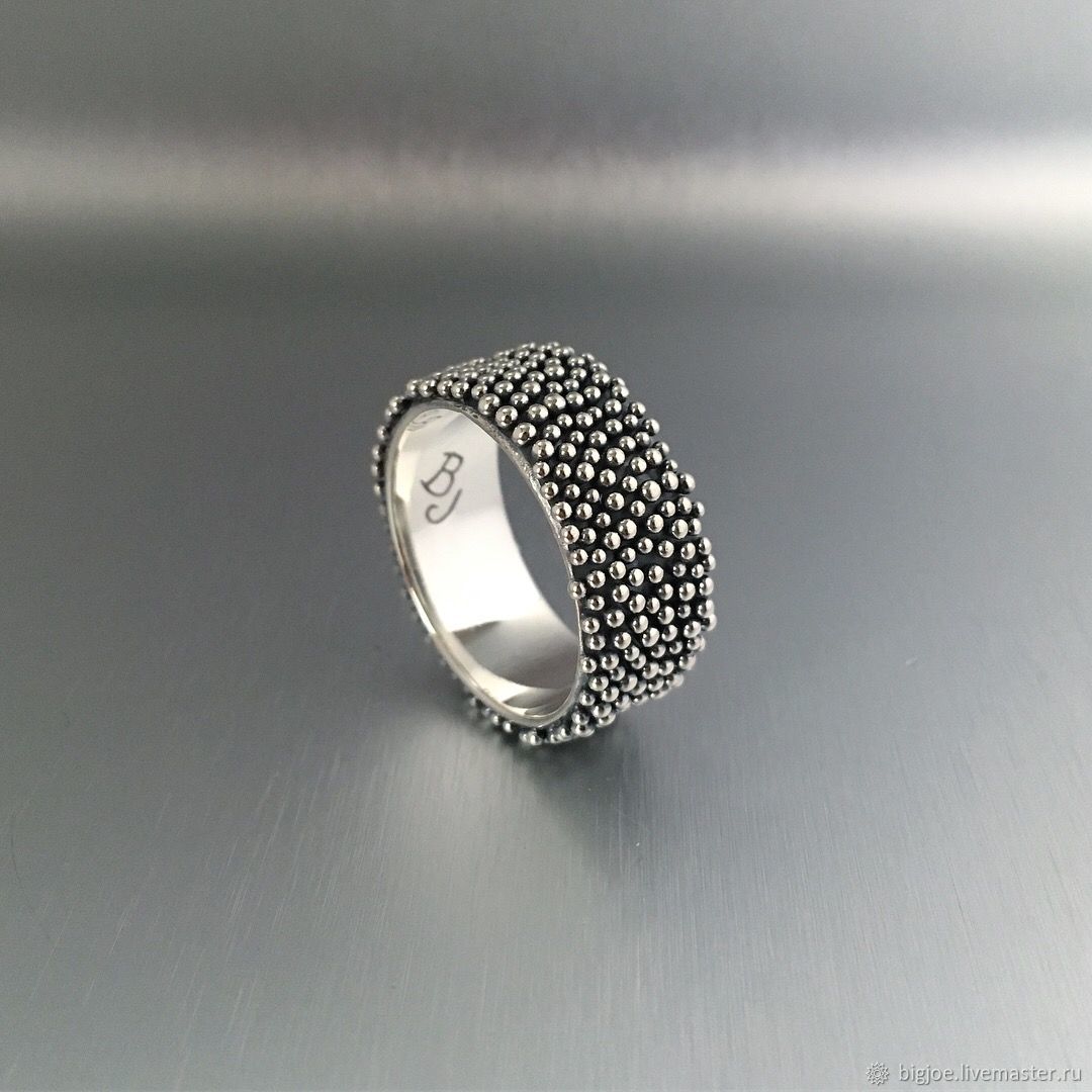 Необычные кольца из серебра