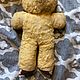 Винтаж: Мишка старинный , золотой мохер,стекло янтарные глаза. Игрушки винтажные. Винтаж, куклы , картины /dolls&paintings. Ярмарка Мастеров.  Фото №5