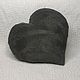 Декоративная подушка HEART COL. GRAPHITE, hand made, Подушки, Пушкино,  Фото №1