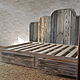 Order Bed Loft. double bed. The bed is wooden. 'My s Muhtarom'. Livemaster. . Bed Фото №3