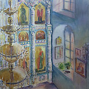 Картина Старая часовня, Жемчужины Золотого кольца России