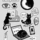 "Find a Cat & Play" - коллекция фонов и картинок. Иллюстрации и рисунки. 8wings. Ярмарка Мастеров.  Фото №5