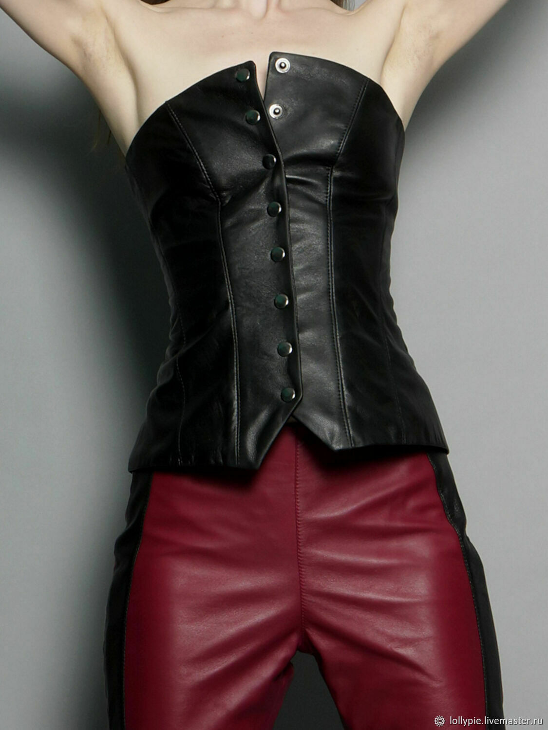 Corsage made of genuine leather, Corsets, Moscow,  Фото №1