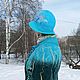 Женская шляпка с полями, бирюзовый цвет, Подарок  женщине, Эстетика. Шляпы. Наталья Литош (Alica69). Ярмарка Мастеров.  Фото №4