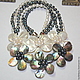 Bib-necklaces 'LA PERLE' of natural pearls and mother of pearl. Necklace. Butik4you. My Livemaster. Фото №5