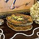 Шкатулка "Анютины глазки". Шкатулки. Винтажная мастерская (UliaUlyanycheva). Ярмарка Мастеров.  Фото №4
