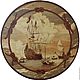Маркетри-версия картины  "HMS 'Royal Sovereign' with a Royal yacht in, Картины, Уссурийск,  Фото №1
