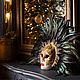  Венецианская маска «С широко закрытыми глазами». Карнавальные маски. Елена (luxurymask). Ярмарка Мастеров.  Фото №4