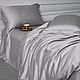 Bed linen made of tencel fabric.Gray, Bedding sets, Cheboksary,  Фото №1