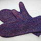 Варежки " Violet mood". Варежки. Viktoriya Kupriyanova. Ярмарка Мастеров.  Фото №6