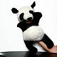 Oso Panda guante de juguete para teatro de marionetas. Puppet show. AnzhWoolToy (AnzhelikaK). Ярмарка Мастеров.  Фото №6