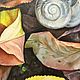 Order Oil painting Autumn leaves. Painting by Margarita Drevs. Livemaster. . Pictures Фото №3