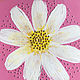 The picture is an elegant daisy with rhinestones on a pink 'Guess' 38h27 cm, Pictures, Volgograd,  Фото №1