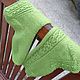 Calcetines: verdes de mayo. Socks. Ok-stricken (ok-stricken). Интернет-магазин Ярмарка Мастеров.  Фото №2
