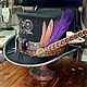 Фетровый цилиндр "Гримуар". Шляпы. Mad Hatter. Ярмарка Мастеров.  Фото №7