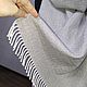 Заказать Домотканый шарф "Ромбы". Меринос + хлопок. Weaving Finds. Ручное ткачество.. Ярмарка Мастеров. . Шарфы Фото №3