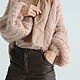 Кардиган из нежнейшего кид мохера в пудровом цвете. Кардиганы. The sweetest sweaters. Ярмарка Мастеров.  Фото №5