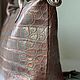 Классическая сумка из кожи крокодила. Классическая сумка. Chic bags. Ярмарка Мастеров.  Фото №7