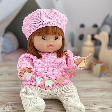Куклы и игрушки ручной работы. Ярмарка Мастеров - ручная работа Вязаная одежда для пупсов Paola Reina Gordi, Minikane 34 см. Handmade.