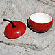 Order Ceramic sugar bowl 'cherry'. author's ceramics. Livemaster. . Sugar Bowls Фото №3
