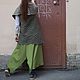 Трава ассиметричная Бохо юбка. Юбки. . Анастасия Kashi Многогранное бохо. Интернет-магазин Ярмарка Мастеров.  Фото №2