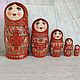Матрёшка с Мезенской росписью. Ручная роспись. Мезень, Матрешки, Зарайск,  Фото №1
