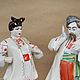Заказать Фарфоровая пара статуэток Одарка и Карась. Винтажный подарок. Ярмарка Мастеров. . Статуэтки Фото №3