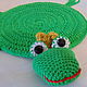 STAND the FROG under a hot mug Cup knitted, Hot stand, Moscow,  Фото №1