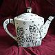 Monochrome cat teapot, Teapots & Kettles, Moscow,  Фото №1